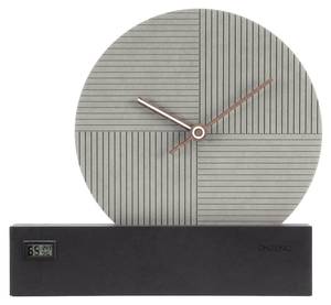 Horloge murale THE BLACK ACCESSOIRE. Gris - Bois manufacturé - 36 x 36 x 2 cm