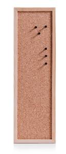 Pinboard, Kork/Kiefer, 20x60cm Braun - Holzwerkstoff - 60 x 1 x 20 cm