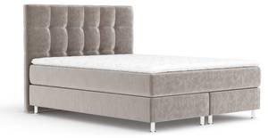 Boxspringbett Chanton Taupe - Breite: 200 cm