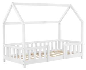 Lit enfant Sisimiut Pin 160 x 80 cm Blanc - 85 x 129 x 166 cm