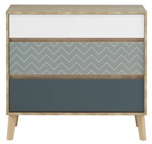 Kommode LARVIK Beige - Holzwerkstoff - 40 x 86 x 94 cm