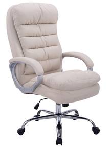 Chaise de bureau XXL Vancouver Blanc crème