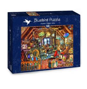 BluebirdPuzzle Wimmelbild Dachboden Papier - 24 x 5 x 34 cm