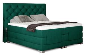 Boxspringbett DIVO Dunkelgrün - Breite: 158 cm