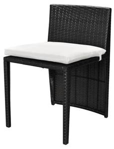 Bistro-Set-k04 ( 3-tlg ) Schwarz