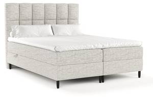 Premium Boxspringbett Anabelle Grau - Breite: 180 cm