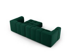 modulares Ecksofa SERENA 3 Sitzplätze Dunkelgrün