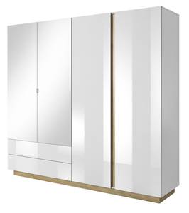 Drehtürenschrank ARCO LED Weiß