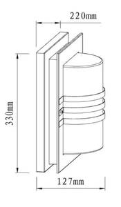 Wandleuchte PRIVAS Translucide - Blanc