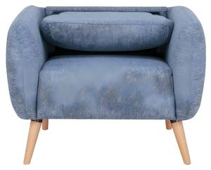 Sessel MAGELAN Blau - Textil - 75 x 78 x 84 cm