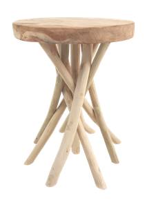 Tabouret Branch Branch Marron - Bois massif - 35 x 45 x 35 cm