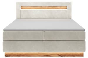 Boxspringbett PROMIE Creme - Breite: 161 cm