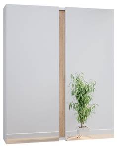 Spiegelschrank Gloria Braun - Weiß - Holzwerkstoff - 70 x 84 x 16 cm