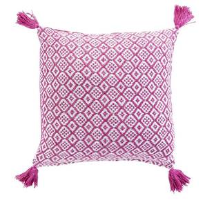 Coussin déco Pithaya Rose foncé - Textile - 40 x 40 x 40 cm