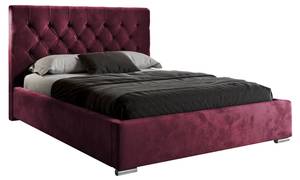 Doppelbett GLAMOUR II 123 Bordeaux - Breite: 180 cm