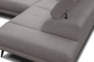 Relax-Ecksofa 3-Sitzer Matera Braun - Ecke davorstehend rechts - Longchair davorstehend rechts - Ottomane davorstehend rechts