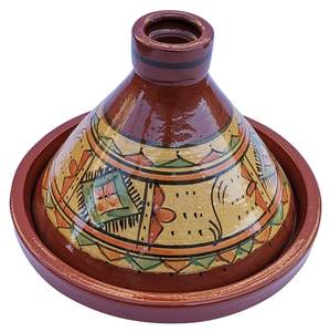 Tajine Imlil Braun - Naturfaser - 32 x 24 x 32 cm