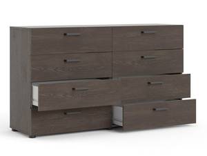 Commode Dallas Marron - En partie en bois massif - 140 x 82 x 41 cm