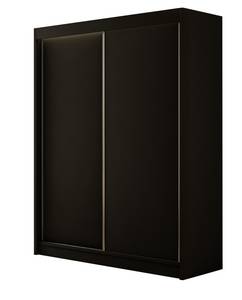 Kleiderschrank BEROG Schwarz - Breite: 150 cm