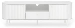 Meuble tv ELIPS RTV156 2D1D Blanc - Bois manufacturé - Matière plastique - 156 x 51 x 48 cm