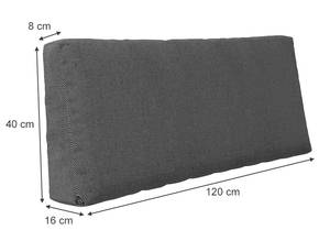 Palettenkissen Rückenkissen  29529 Anthrazit