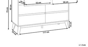 Kommode SARDIS Breite: 120 cm