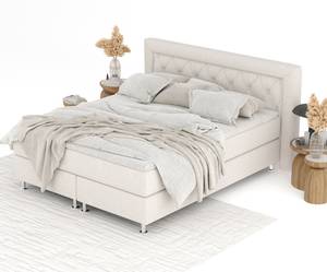 Boxspringbett Lavello Beige - Breite: 180 cm