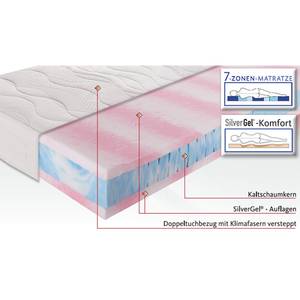 Materasso in schiuma e gel Sleep gel 3 7 zone. Gel- 7 zone Sleep Gel 3 - 100 x 200cm - H3