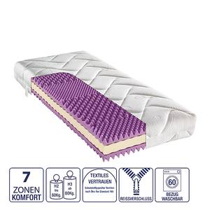 Matelas en mousse froide Majestic 7 zones de confort - 100 x 200cm - D2 souple