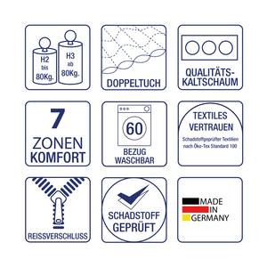 7-Zonen Komfortmatratze Majestic Kaltschaummatratze - 90 x 200cm - H2