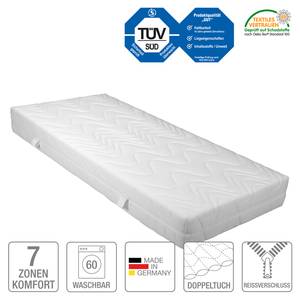 Matelas en mousse confort Pro Gel Luxus 7 zones - 120 x 200cm - D2 souple