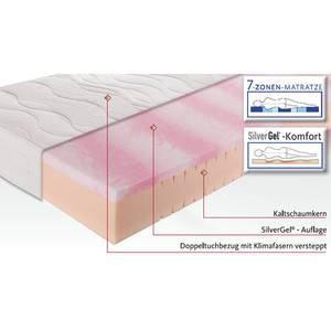 7-Zonen Matratze Sleep Gel 1 80 x 200cm - H2