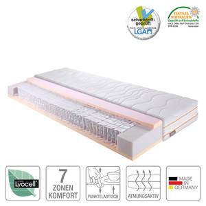 Matelas à ressorts mazzy 20 Réversible - 7 zones de confort - Micro-ressorts ensachés - 140 x 200cm