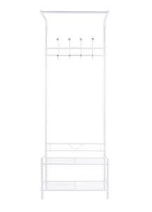 Porte-manteaux Saturnus Blanc - Métal - 64 x 177 x 30 cm
