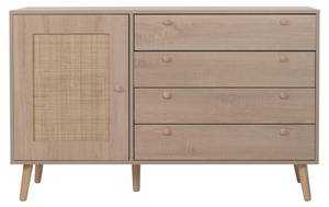 Sideboard M43 Braun - Holzwerkstoff - Holz teilmassiv - 120 x 77 x 38 cm