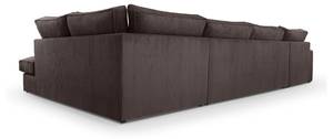 Ecksofa Burla U Braun - Holzwerkstoff - 176 x 93 x 398 cm