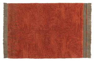 Ethno-Teppich Naranguru braun 110x200 Braun - Echtfell - Textil - 170 x 3 x 240 cm