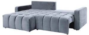 Schlafsofa ESILIA Grau - Textil - 180 x 95 x 288 cm