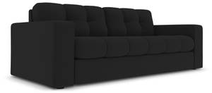 Sofa JUSTIN 2 Sitzplätze Schwarz