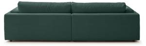 Big Sofa RAINA Smaragdgrün - Breite: 254 cm - Textil