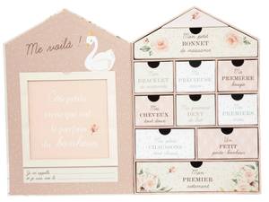 Erinnerungsbox MEMORY BOX, 20 x 30 cm Pink