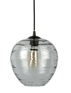 Suspension Glamour Globe Gris - Verre - 25 x 25 x 25 cm