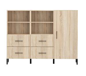 Kommode Modeo Braun - Holzwerkstoff - 150 x 115 x 40 cm