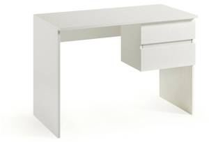 Bureau Carpino Blanc - Bois manufacturé - 110 x 76 x 53 cm