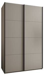 Armoire Lux 1 Beige - Noir - Largeur : 160 cm