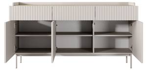 Kommode Pula Beige - Holzwerkstoff - 153 x 83 x 38 cm