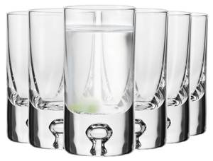 Schnapsglas Lagrima 6er-Set Glas - 4 x 8 x 4 cm