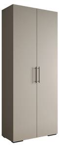 Armoire à portes battantes Inova 3 Noir - Gris - 2 porte