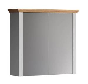 Armoire à glace Landside Gris - En partie en bois massif - 78 x 73 x 24 cm