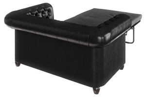 Chesterfield Perry Polstergarnitur 3+2+1 Schwarz